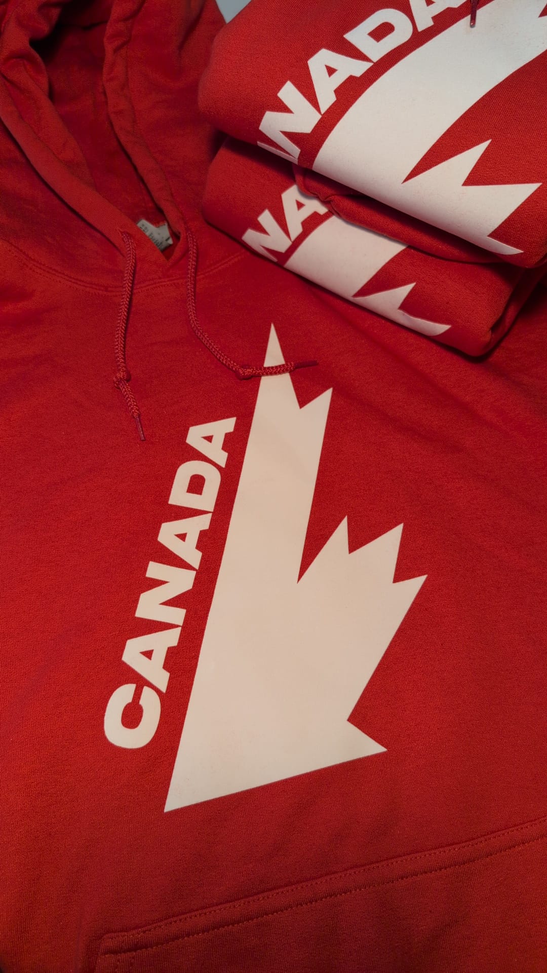 Canada Retro Hockey Red  Hoody